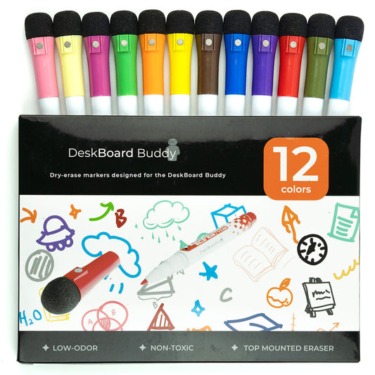 Dry Erase Markers (For Black & White DeskBoard Buddy)
