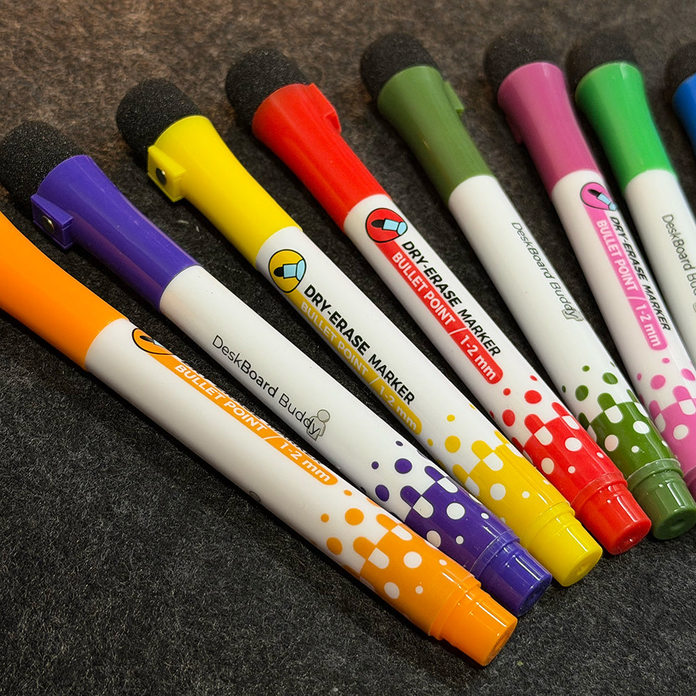 Dry Erase Markers (For Black & White DeskBoard Buddy)